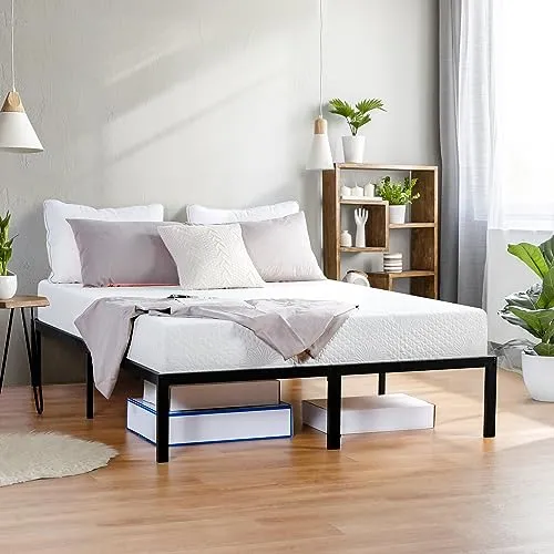 Olee Sleep 9 Inch I-Gel Multi Layered Memory Foam Mattress, Full, White