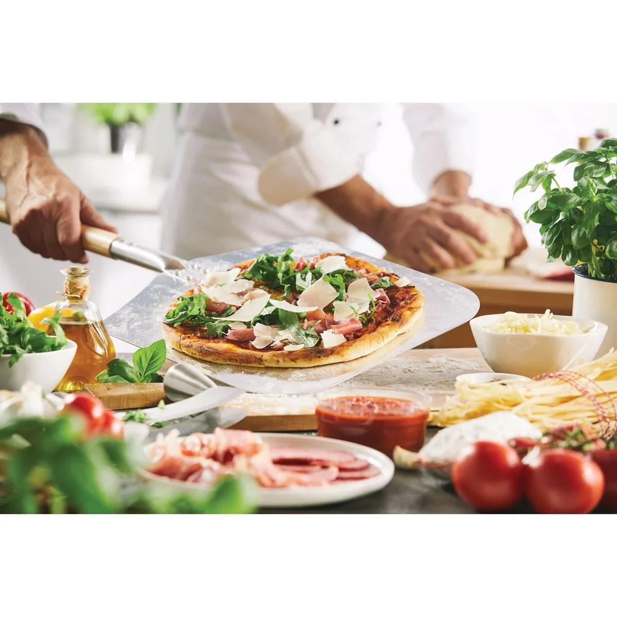 Pizza Shovel with Removable Handle