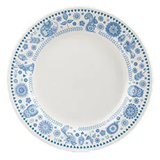 Queens Penzance Border Dinner Plate