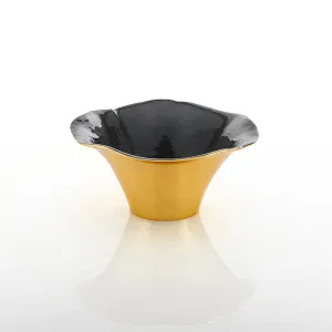 Ruffled High Bowl Graphite - Final Sale