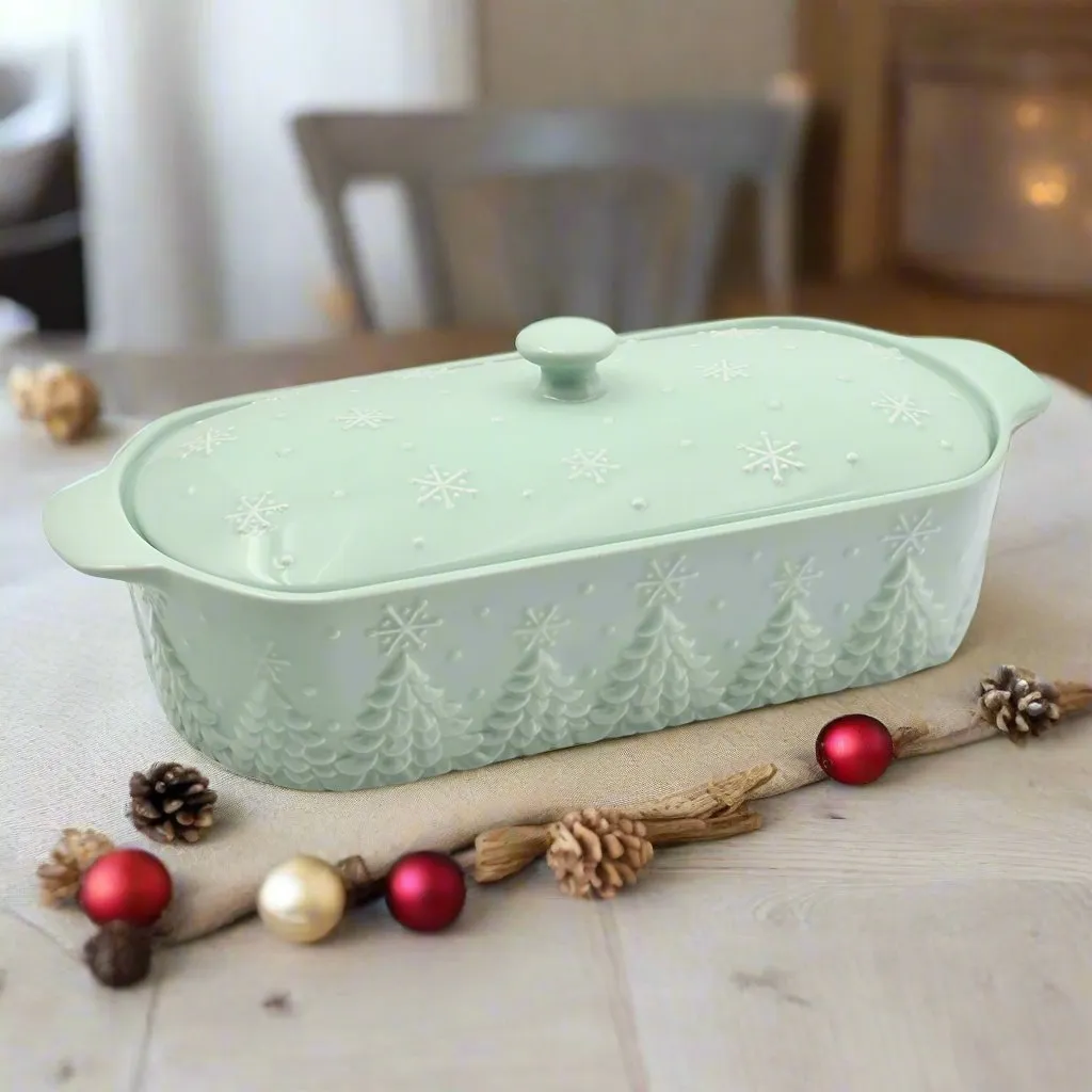 Seasonal 2qt Squoval Baker with Lid