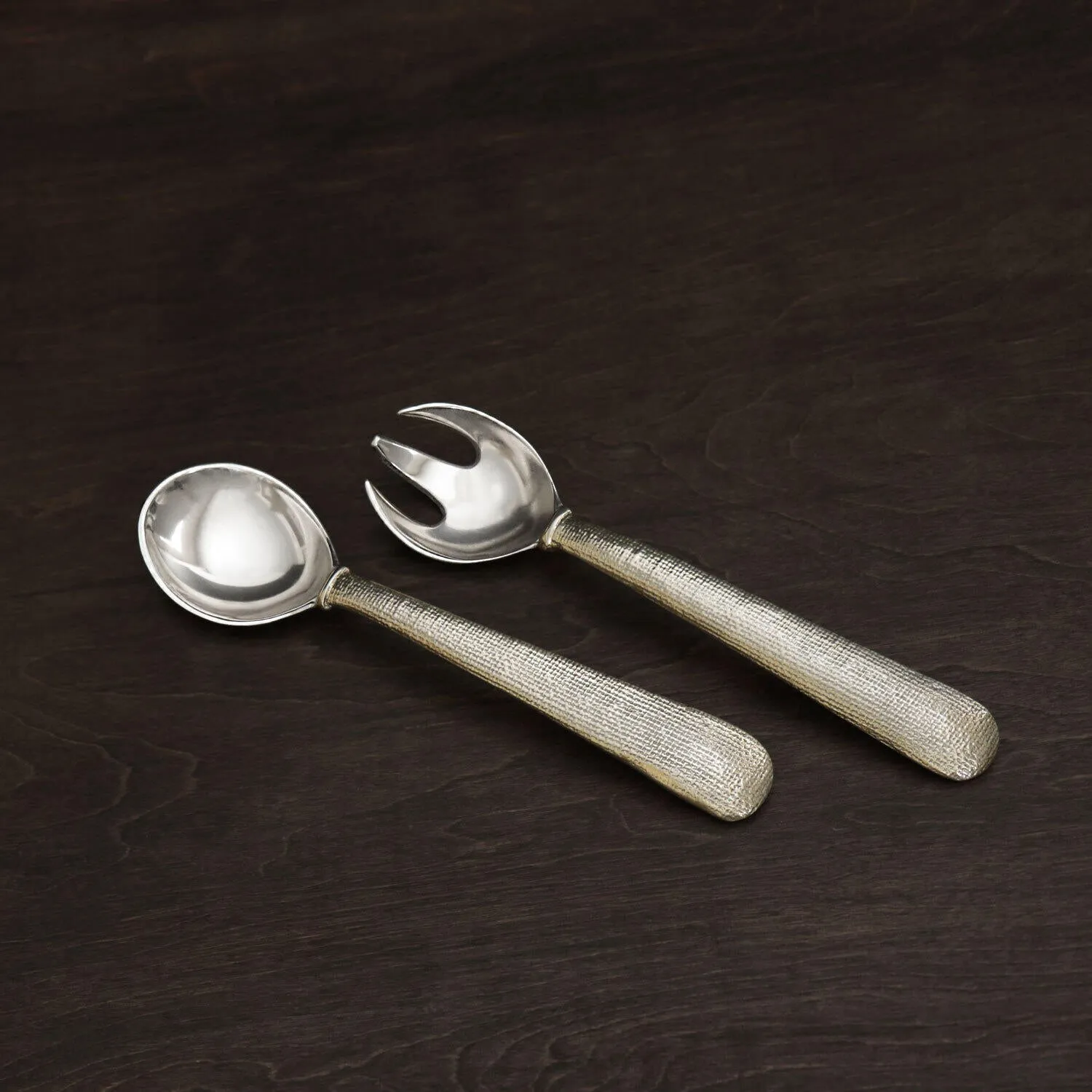 Sierra Modern Fina Salad Servers (Gold)