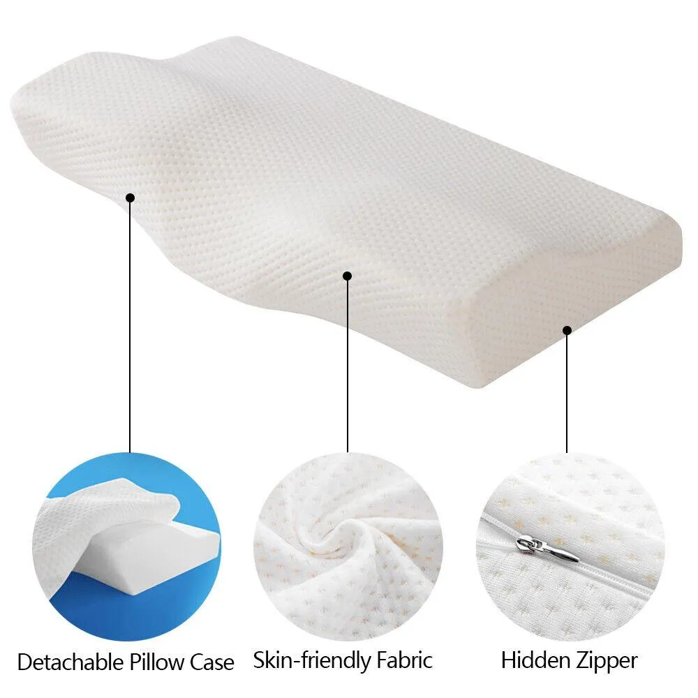 Sleeping Orthopedic Memory Foam Pillow Contour Ergonomic Cervical Neck Support