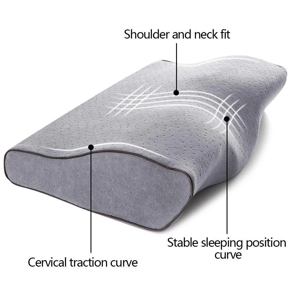 Sleeping Orthopedic Memory Foam Pillow Contour Ergonomic Cervical Neck Support