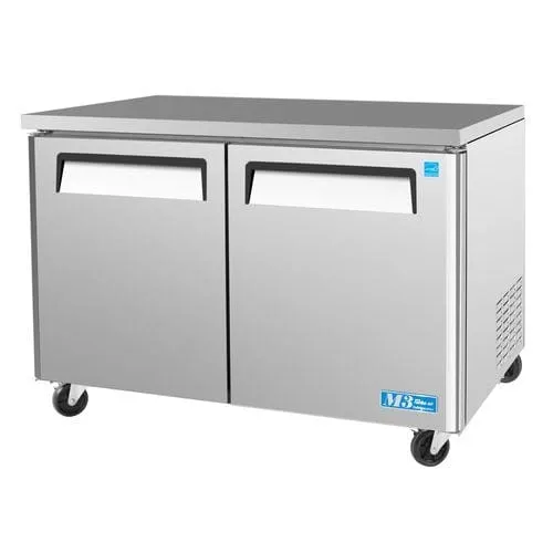 Turbo Air MUR-48-N Undercounter Refrigerator 12 cu ft Two Doors