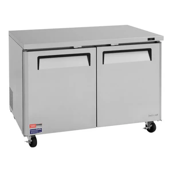 Turbo Air MUR-48-N Undercounter Refrigerator 12 cu ft Two Doors