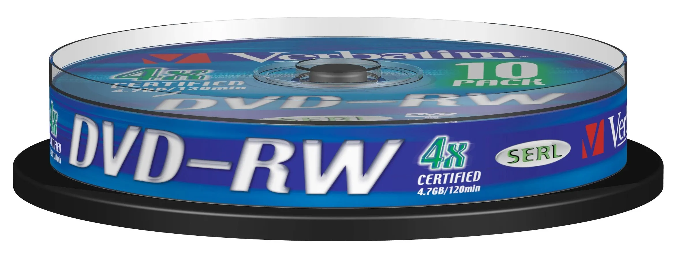 Verbatim Datalifeplus - Dvd-Rw X 10 - 4.7 Gb - Storage Media