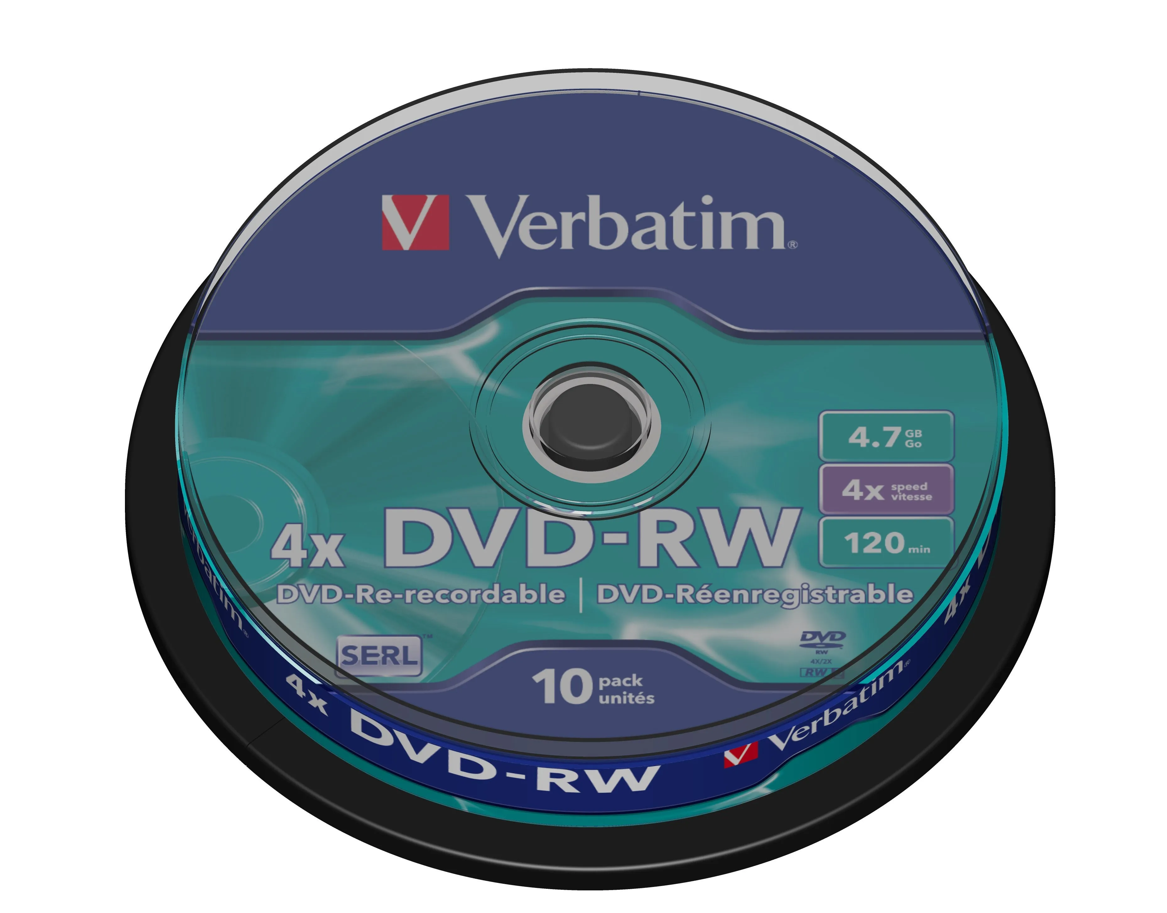Verbatim Datalifeplus - Dvd-Rw X 10 - 4.7 Gb - Storage Media