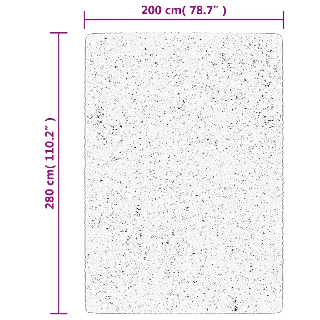 vidaXL HUARTE Soft Red Rug 200 x 280 cm | Short Pile, Washable, Non-Slip, OEKO-TEX Certified