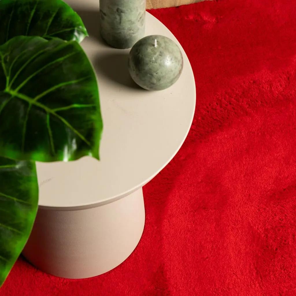 vidaXL HUARTE Soft Red Rug 200 x 280 cm | Short Pile, Washable, Non-Slip, OEKO-TEX Certified