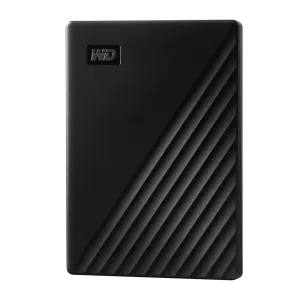 Wd My Passport Wdbpkj0050bbk - Hard Drive - Encrypted - 5 Tb - External (Portable) - Usb 3.2 Gen 1 - 5400 Rpm - 256-Bit